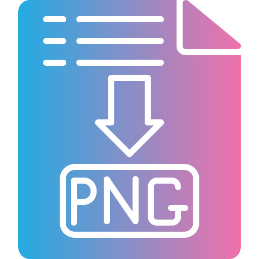 png 파일 형식 Generic gradient fill icon