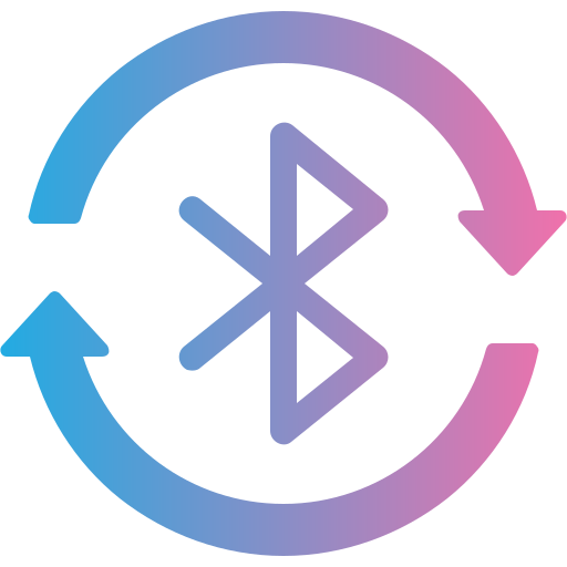 bluetooth Generic gradient fill icona