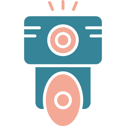 lampa błyskowa Generic color fill ikona