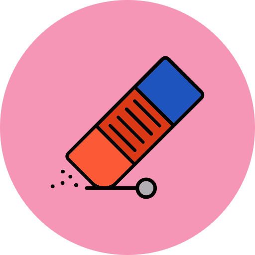 radiergummi Generic color lineal-color icon