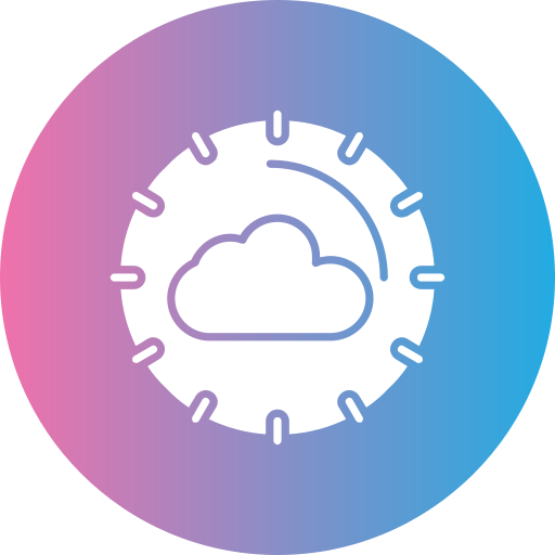 cloud computing Generic gradient fill icon