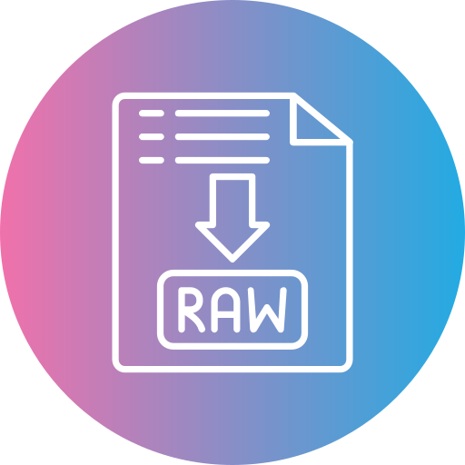 archivo raw Generic gradient fill icono