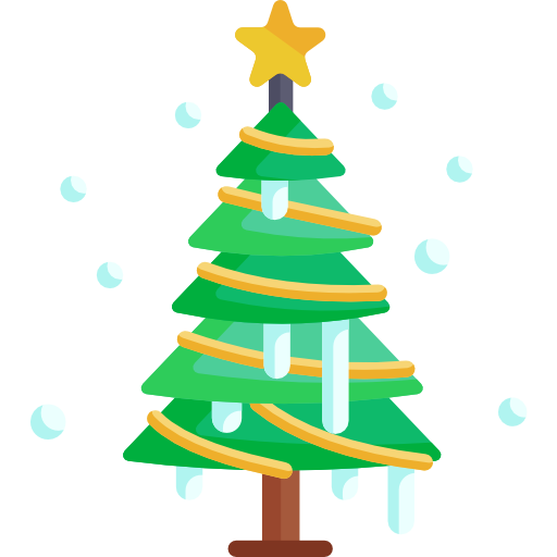 kerstboom Special Flat icoon