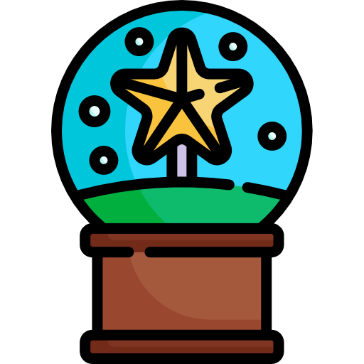 Snow globe Special Lineal color icon