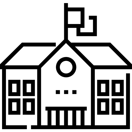 칼리지 Detailed Straight Lineal icon