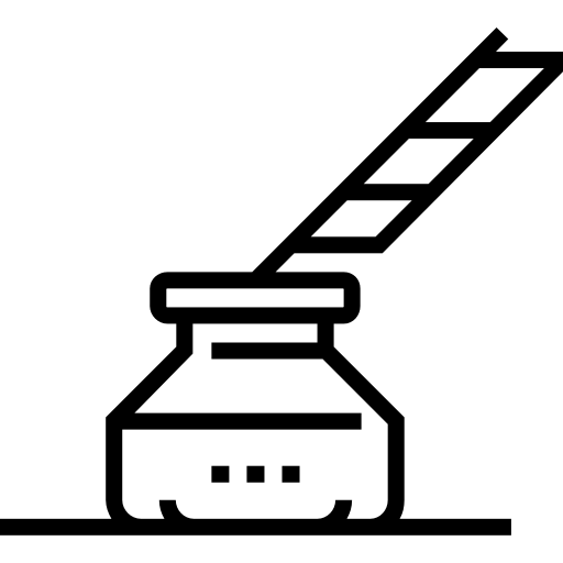 잉크 Detailed Straight Lineal icon