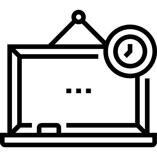 ホワイトボード Detailed Straight Lineal icon