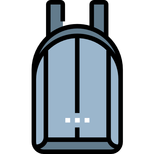 rucksack Detailed Straight Lineal color icon