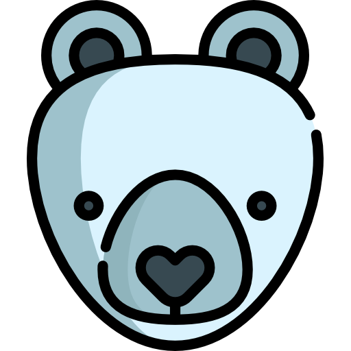 oso polar Special Lineal color icono