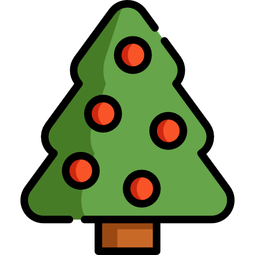 Christmas tree Special Lineal color icon