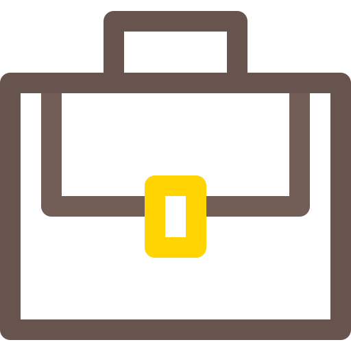 スーツケース Basic Rounded Lineal Color icon