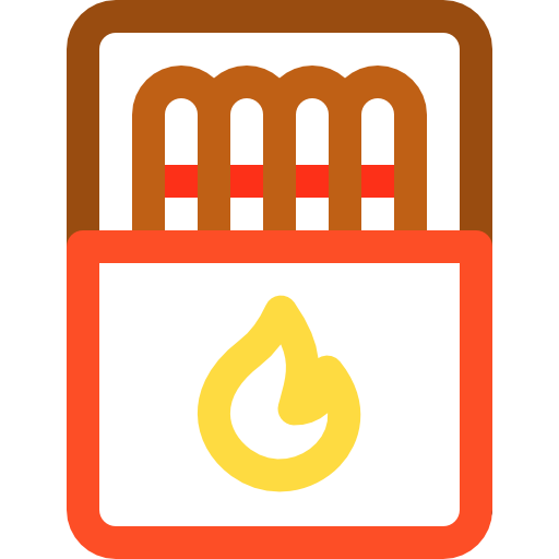 Matches Basic Rounded Lineal Color icon