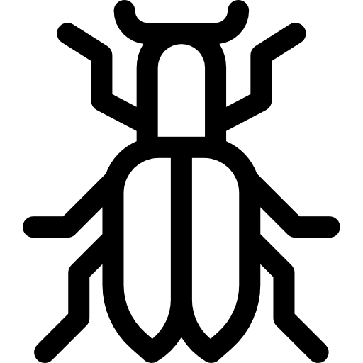 punaise Basic Rounded Lineal Icône