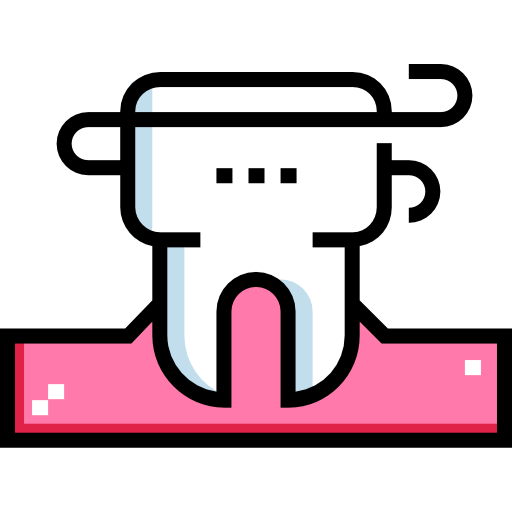 Dental floss Detailed Straight Lineal color icon