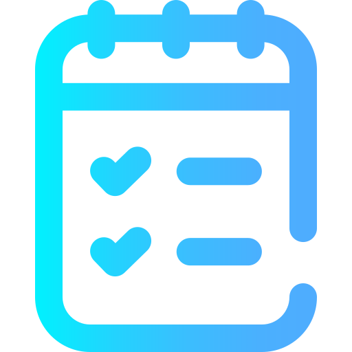 To do list Super Basic Omission Gradient icon