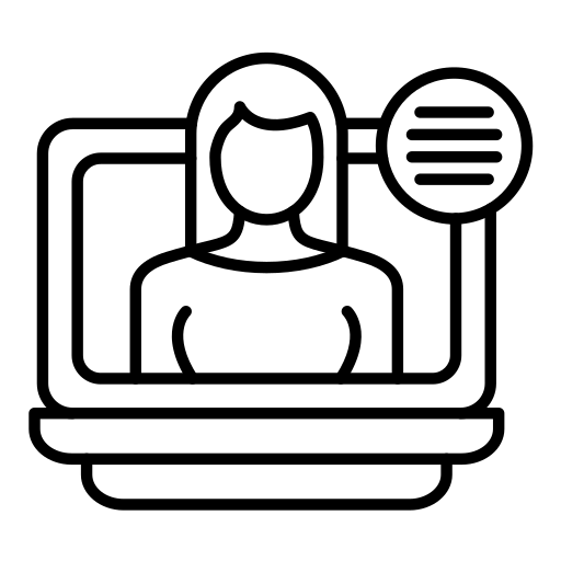 weiblich Generic black outline icon