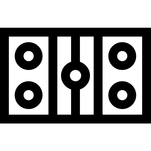 stadio dell'hockey Basic Straight Lineal icona
