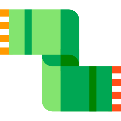 Écharpe Basic Straight Flat Icône