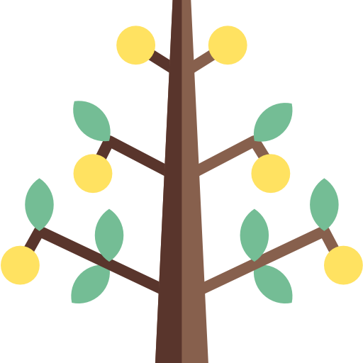 arbre d'argent Special Flat Icône