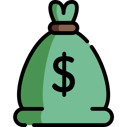 torba z pieniędzmi Special Lineal color ikona