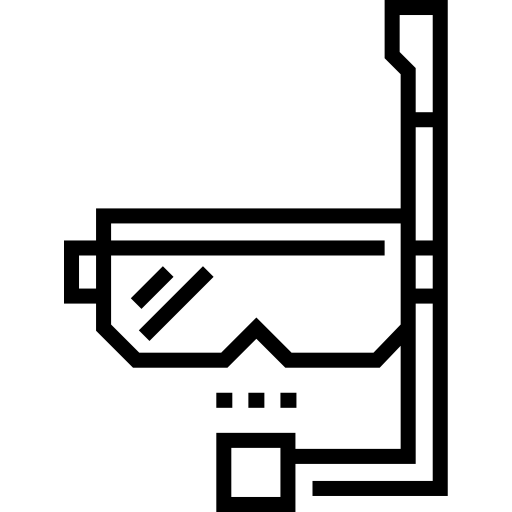 고글 Detailed Straight Lineal icon