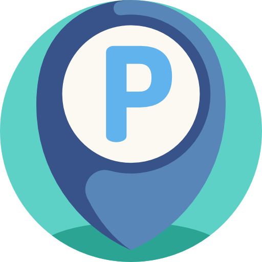 parking Detailed Flat Circular Flat ikona