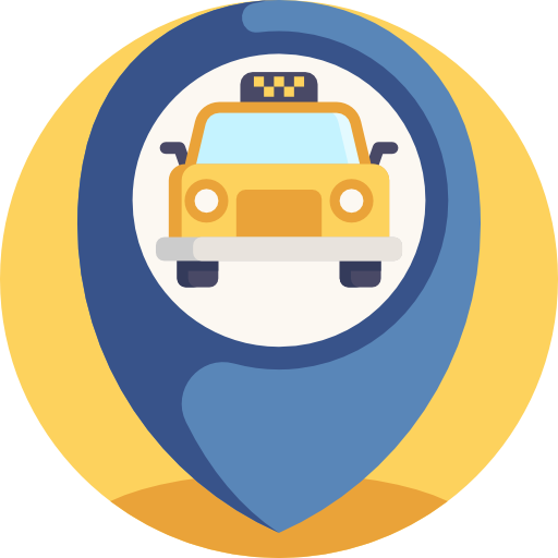 taxistation Detailed Flat Circular Flat icon