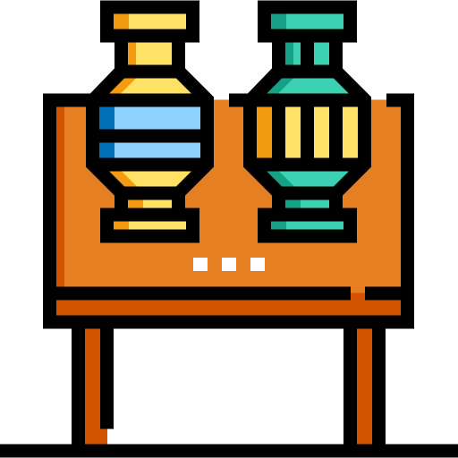 vase Detailed Straight Lineal color icon