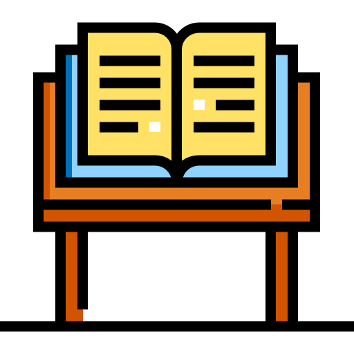 Open book Detailed Straight Lineal color icon