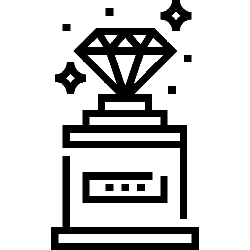 ダイヤモンド Detailed Straight Lineal icon