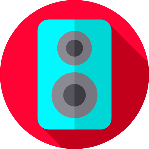 スピーカー Flat Circular Flat icon