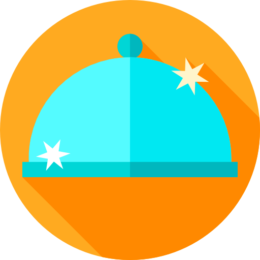 abendessen Flat Circular Flat icon