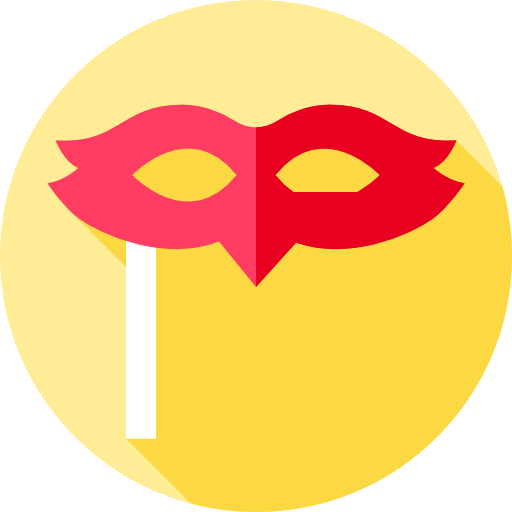 oogmasker Flat Circular Flat icoon