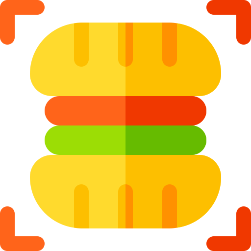 バーガー Basic Rounded Flat icon