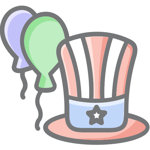 Party Generic color lineal-color icon