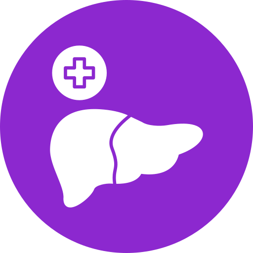 Liver Generic color fill icon