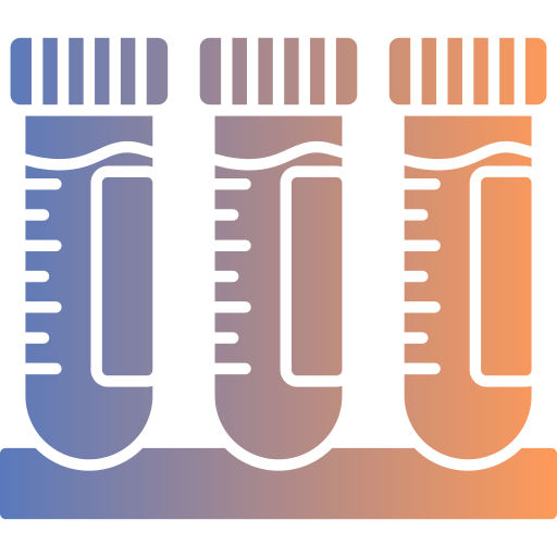 tubo de ensayo Generic gradient fill icono