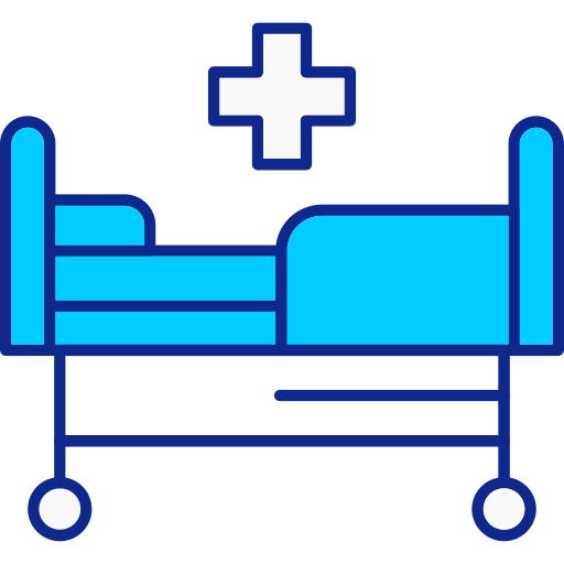 lit d'hôpital Generic color lineal-color Icône