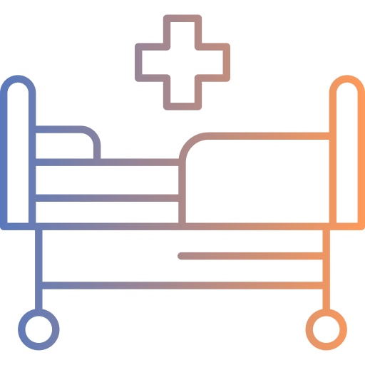 krankenhausbett Generic gradient outline icon