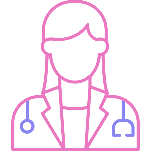 Женщина-врач Generic color outline иконка