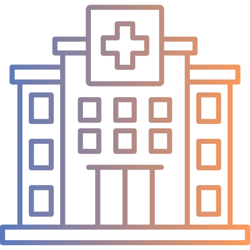 병원 Generic gradient outline icon