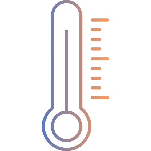 Thermometer Generic gradient outline icon