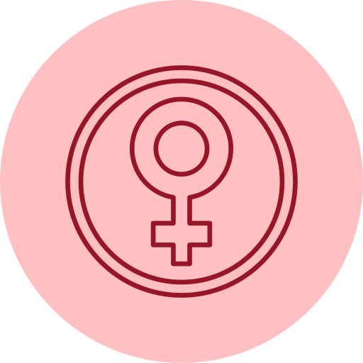 symbol żeński Generic color fill ikona