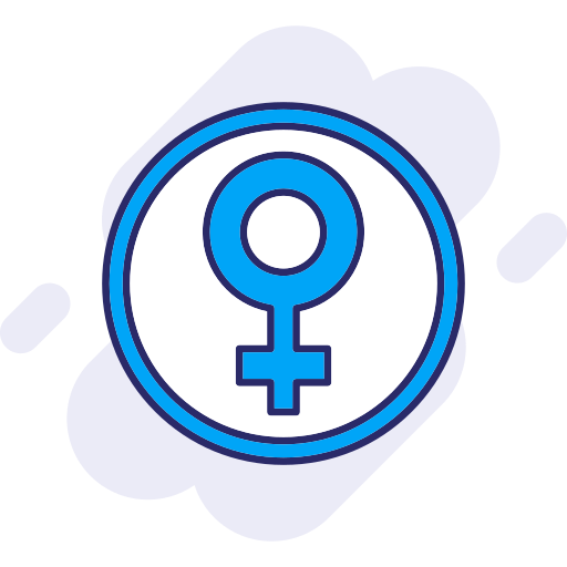 symbol żeński Generic color lineal-color ikona