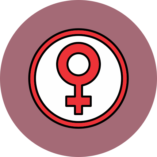 symbole féminin Generic color lineal-color Icône