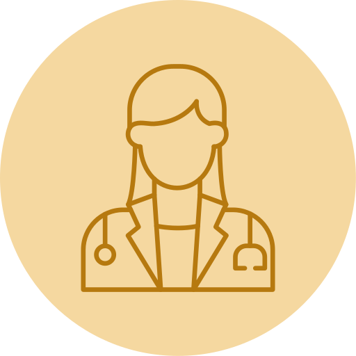 Female doctor Generic color fill icon