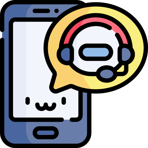 Virtual assistant Kawaii Lineal color icon