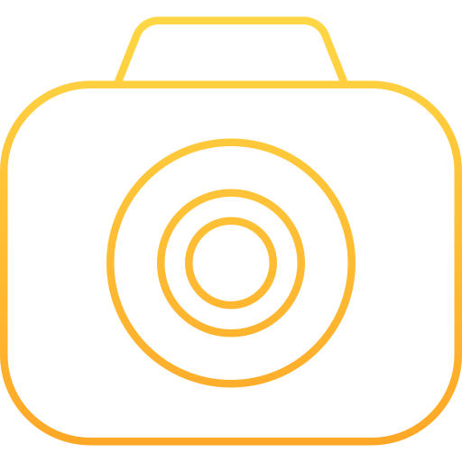 caméra Generic gradient outline Icône