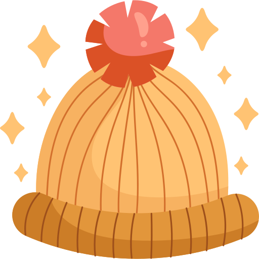 sombrero de beanie Generic Sticker Color Fill icono