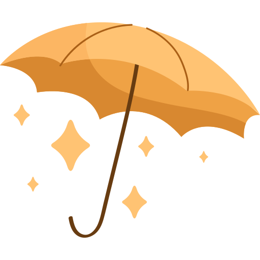 paraguas Generic Sticker Color Fill icono